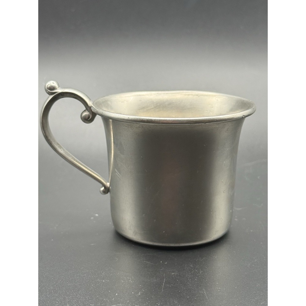 Vintage Kirk Stieff Pewter Child Baby Cup Mug #250 2.5"H Excellent Condition